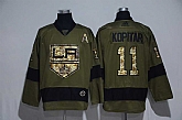 Kings 11 Anze Kopitar Olive Adidas Jersey,baseball caps,new era cap wholesale,wholesale hats